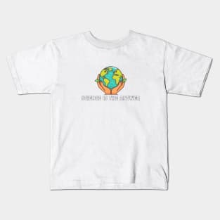 Science is the Answer, Celebrate the Beauty of Science, Science + Style = Perfect Combination Kids T-Shirt